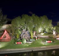 Christmas Riverbank Display - Timeshare Accommodation
