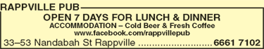 Rappville Pub - Timeshare Accommodation 0