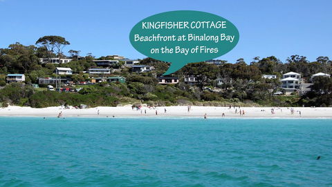 KINGFISHER COTTAGE Beachfront At The Binalong Bay - Timeshare Accommodation 16