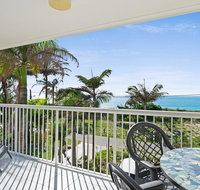 Views of Moreton Island from balcony at Beachside Haven Rickman Pde Woorim - Timeshare Accommodation