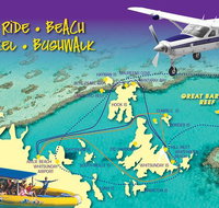 Scenic Flight - Great Barrier Reef Heart Reef Whitehaven Beach  Hill Inlet - Timeshare Accommodation